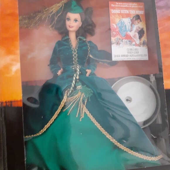 Vintage 1994 Barbie Scarlett O'Hara Doll NEVER REMOVED FROM BOX, GORGEOUS DOLL - Picture 16 of 16